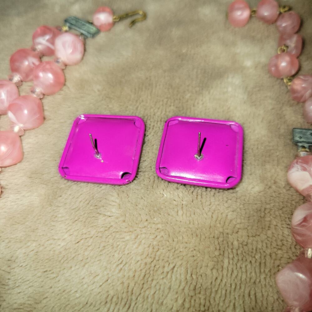 Vintage necklace with post earrings - Picture 4 of 6